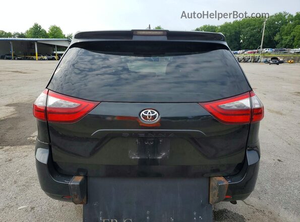5TDZZ3DC1LS053942 2020 TOYOTA SIENNA Черный Вид сзади