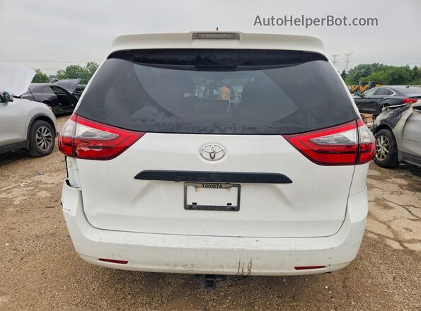 5TDZZ3DC2LS087503 2020 TOYOTA SIENNA White Հետևի տեսք