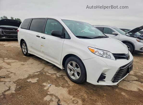 5TDZZ3DC2LS087503 2020 TOYOTA SIENNA White Առջևի աջ