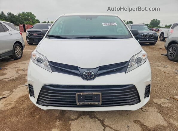 5TDZZ3DC2LS087503 2020 TOYOTA SIENNA White Դիմացի տեսք