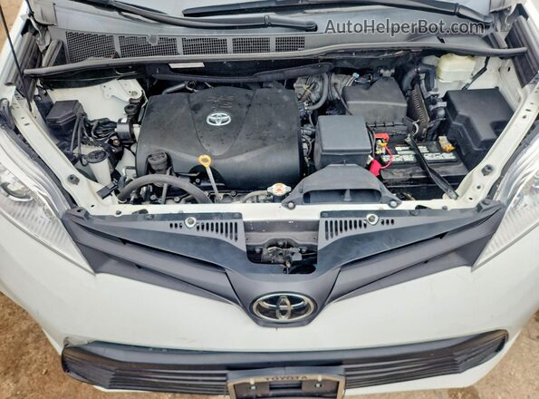 5TDZZ3DC2LS087503 2020 TOYOTA SIENNA White Շարժիչի բաժամունքի տեսք