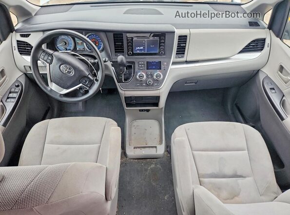 5TDZZ3DC2LS087503 2020 TOYOTA SIENNA White Առջևի վահանակի տեսք