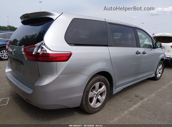 5TDZZ3DC6LS079386 2020 TOYOTA SIENNA Silver Задня права чверть