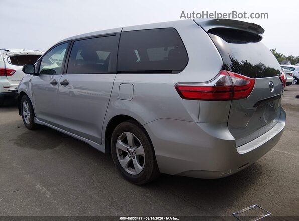 5TDZZ3DC6LS079386 2020 TOYOTA SIENNA Silver Задня ліва чверть