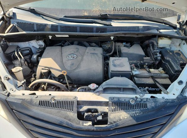 5TDZZ3DC7HS859808 2017 TOYOTA SIENNA White Շարժիչի բաժամունքի տեսք