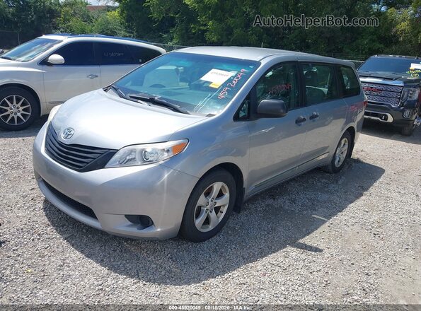 5TDZZ3DC7HS871294 2017 TOYOTA SIENNA Silver Передня ліва чверть