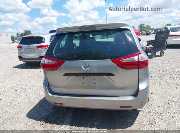 5TDZZ3DC7HS871294 2017 TOYOTA SIENNA Silver 