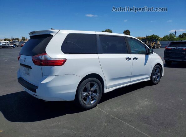 5TDZZ3DC9LS046169 2020 TOYOTA SIENNA White Trasero derecho