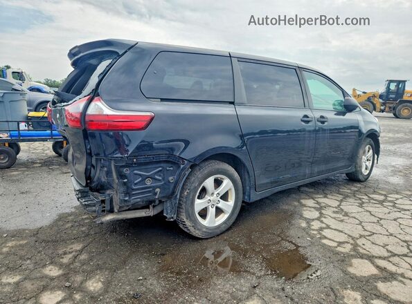 5TDZZ3DC9LS084159 2020 TOYOTA SIENNA Черный Задняя правая четверть