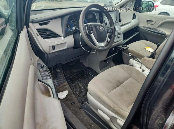 5TDZZ3DC9LS084159 2020 TOYOTA SIENNA Черный Вид панели приборов