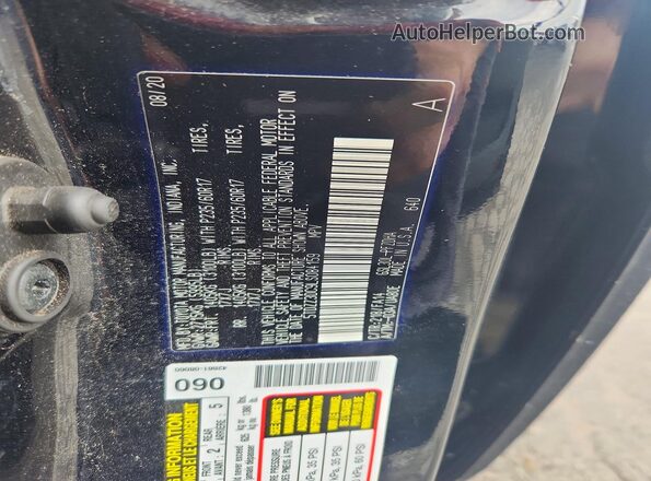 5TDZZ3DC9LS084159 2020 TOYOTA SIENNA Черный Вид наклейки с VIN-кодом