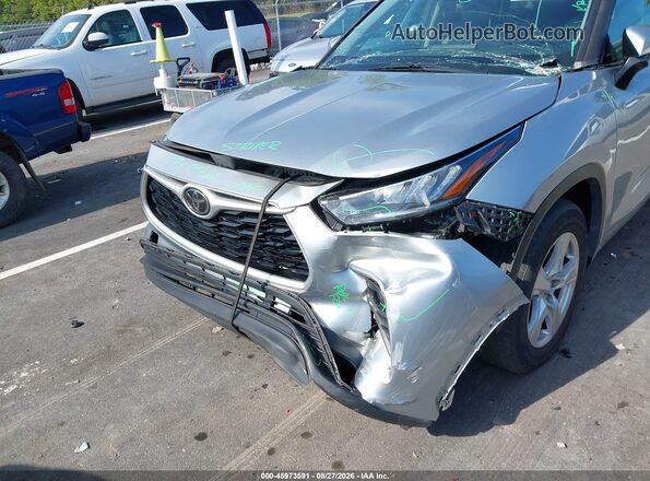 5TDZZRAH0LS508654 2020 TOYOTA HIGHLANDER Silver Vista frontal