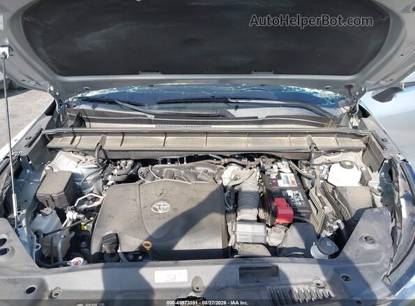 5TDZZRAH0LS508654 2020 TOYOTA HIGHLANDER Silver Vista trasera