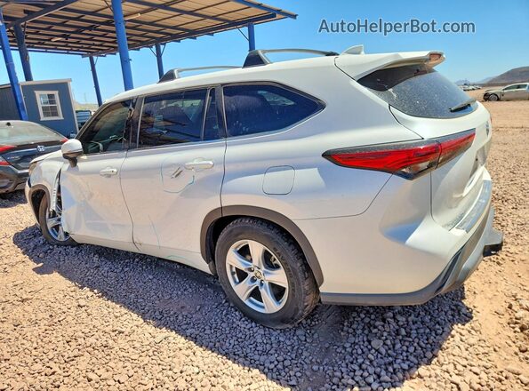 5TDZZRAH4MS528374 2021 TOYOTA HIGHLANDER White უკანა მარცხენა