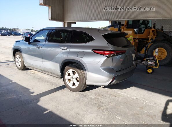 5TDZZRAH6MS033562 2021 TOYOTA HIGHLANDER Silver Trasero izquierdo
