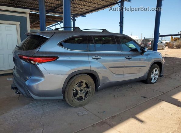 5TDZZRAH8LS009116 2020 TOYOTA HIGHLANDER Blue Հետևի աջ