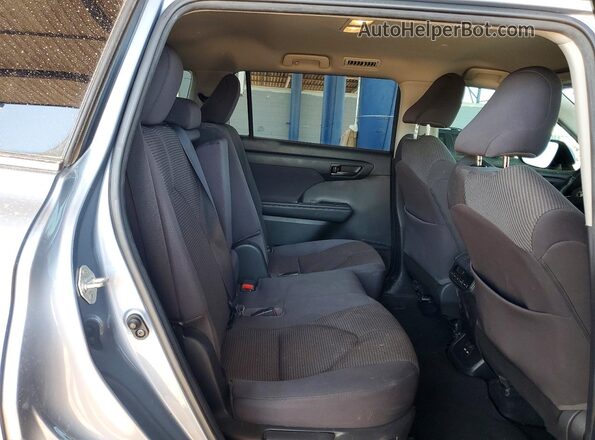 5TDZZRAH8LS009116 2020 TOYOTA HIGHLANDER Blue Սալոնի հետևի տեսք