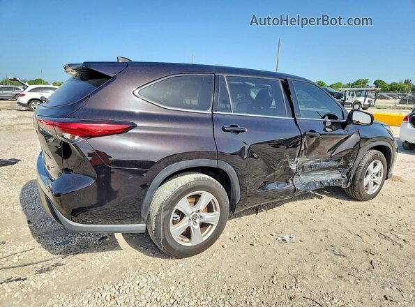 5TDZZRAH8MS054154 2021 TOYOTA HIGHLANDER Black Задня права чверть