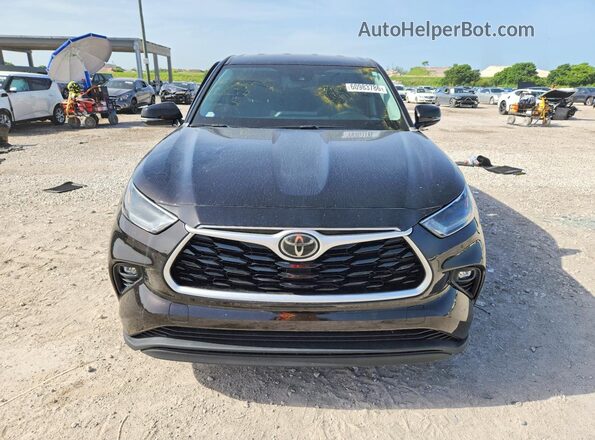 5TDZZRAH8MS054154 2021 TOYOTA HIGHLANDER Black Вид спереду