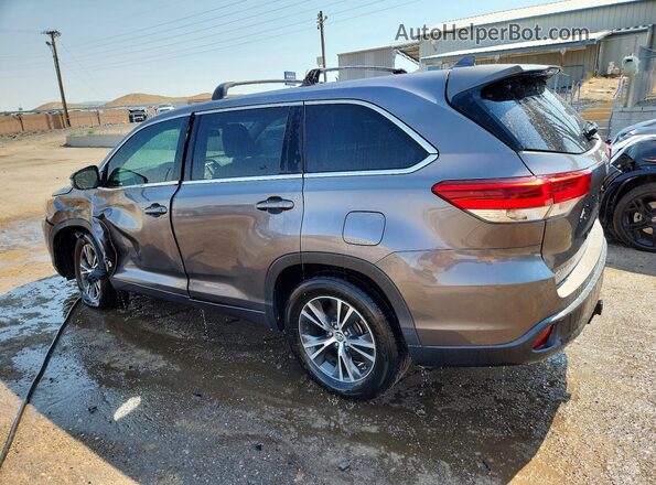 5TDZZRFH1HS227771 2017 TOYOTA HIGHLANDER Gray Tył lewy