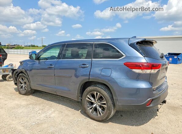 5TDZZRFH3HS222541 2017 TOYOTA HIGHLANDER Blue Rear left