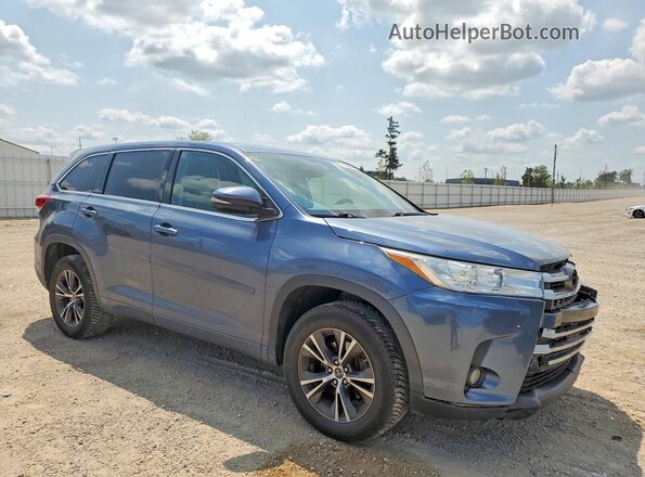 5TDZZRFH3HS222541 2017 TOYOTA HIGHLANDER Blue Front right