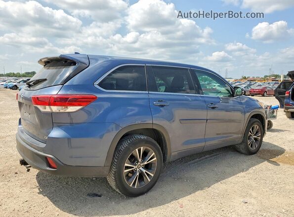 5TDZZRFH3HS222541 2017 TOYOTA HIGHLANDER Blue Rear right