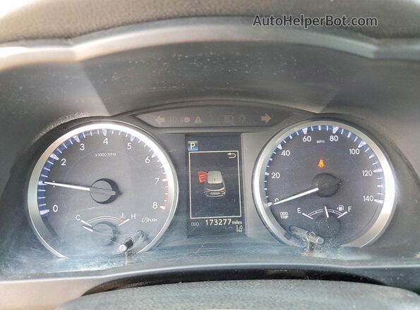5TDZZRFH3HS222541 2017 TOYOTA HIGHLANDER Blue Instrument cluster view