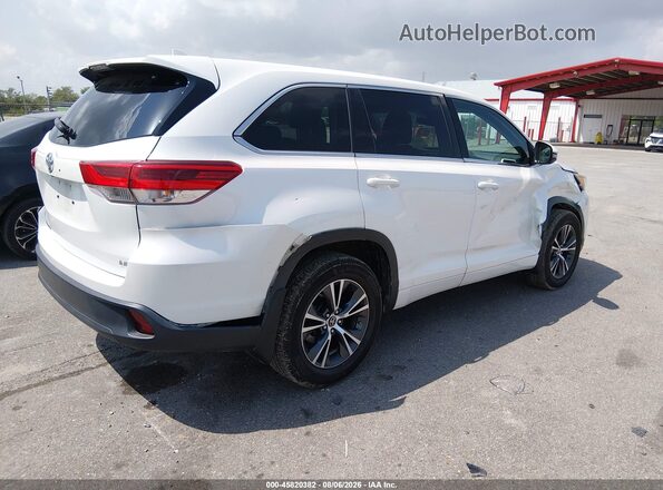 5TDZZRFH5HS199022 2017 TOYOTA HIGHLANDER White Trasero derecho