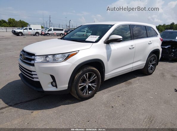 5TDZZRFH5HS199022 2017 TOYOTA HIGHLANDER White Vista tres cuartos delantera izquierda