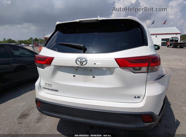5TDZZRFH5HS199022 2017 TOYOTA HIGHLANDER White 