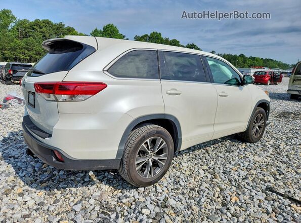 5TDZZRFH5JS274338 2018 TOYOTA HIGHLANDER Белый Задняя правая четверть