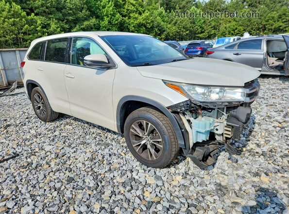 5TDZZRFH5JS274338 2018 TOYOTA HIGHLANDER Белый Передняя правая четверть
