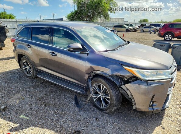 5TDZZRFH7HS198101 2017 TOYOTA HIGHLANDER Gray Передня права чверть