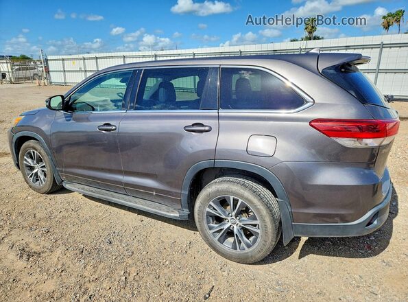 5TDZZRFH7HS198101 2017 TOYOTA HIGHLANDER Gray Задня ліва чверть