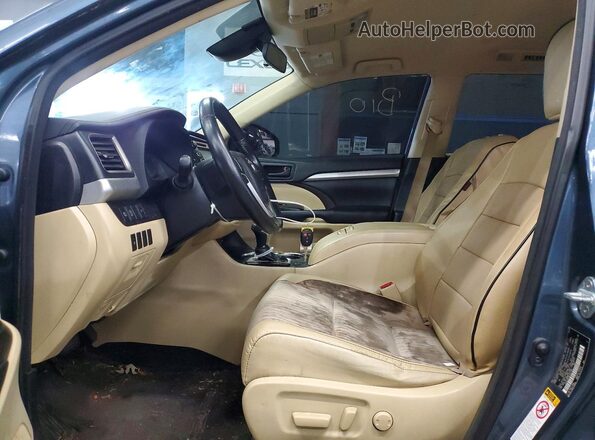 5TDZZRFH9JS241083 2018 TOYOTA HIGHLANDER Blue Սալոնի դիմացի տեսք