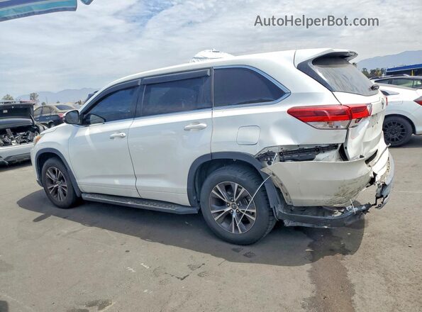 5TDZZRFH9JS242170 2018 TOYOTA HIGHLANDER White უკანა მარცხენა