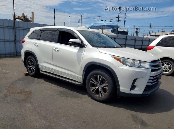 5TDZZRFH9JS242170 2018 TOYOTA HIGHLANDER White წინა მარჯვენა