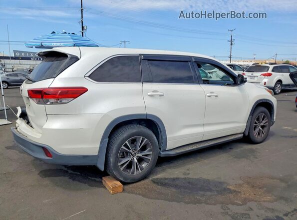 5TDZZRFH9JS242170 2018 TOYOTA HIGHLANDER White უკანა მარჯვენა