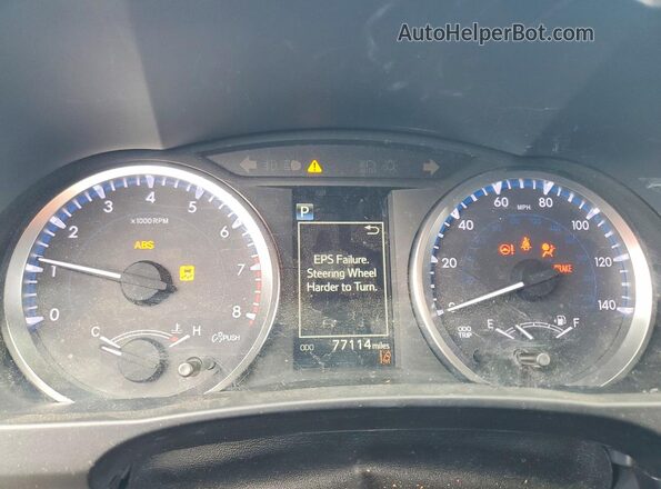 5TDZZRFH9JS242170 2018 TOYOTA HIGHLANDER White ხელსაწყოთა პანელის ხედი