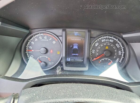 5TFAX5GN3KX138334 2019 TOYOTA TACOMA Gray Вид щитка приладів