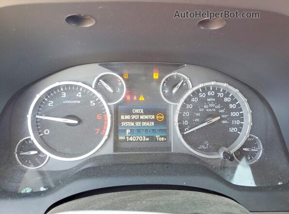 5TFAY5F10HX607982 2017 TOYOTA TUNDRA Burgundy Widok zestawu wskaźników
