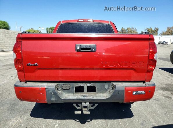 5TFAY5F10HX607982 2017 TOYOTA TUNDRA Burgundy Widok z tyłu