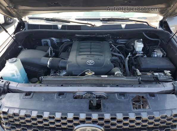 5TFAY5F10JX727495 2018 TOYOTA TUNDRA Серый Вид задней части салона