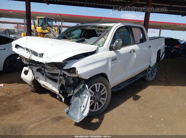 5TFAY5F10KX804514 2019 TOYOTA TUNDRA Белый Передняя левая четверть