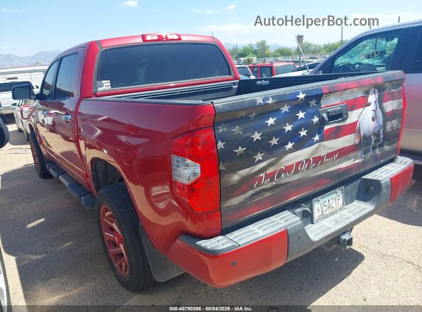 5TFAY5F10KX813746 2019 TOYOTA TUNDRA Red Trasero izquierdo