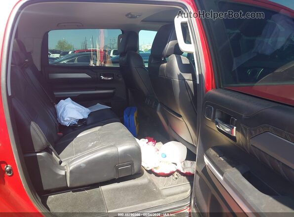 5TFAY5F10KX813746 2019 TOYOTA TUNDRA Red Vista de la etiqueta del VIN