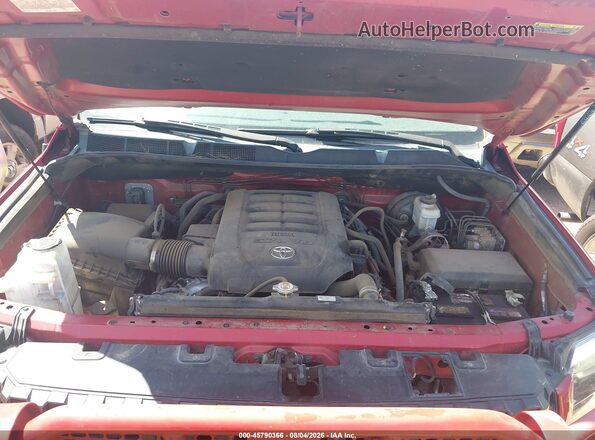5TFAY5F10KX813746 2019 TOYOTA TUNDRA Red Vista trasera