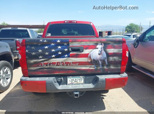 5TFAY5F10KX813746 2019 TOYOTA TUNDRA Red 