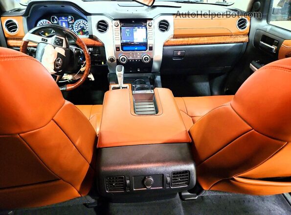 5TFAY5F10KX815691 2019 TOYOTA TUNDRA Brown Dashboard view